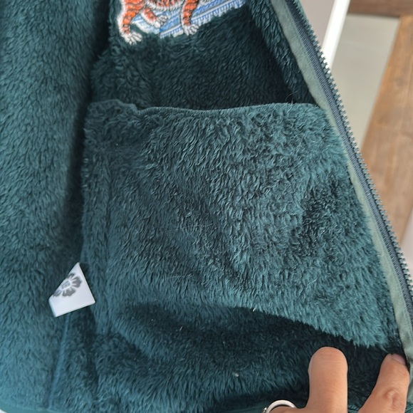 Sundae School Common Tiger Defender Fleece Jacket Mens Small Streetwear Modern - Picture 6 of 8